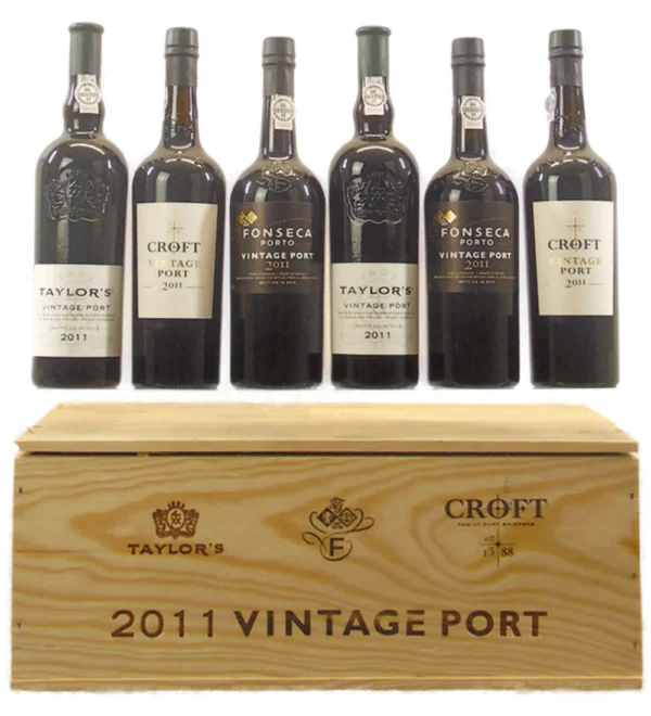 2011 Fladgate Six Bottle Vintage Port Collectors Case