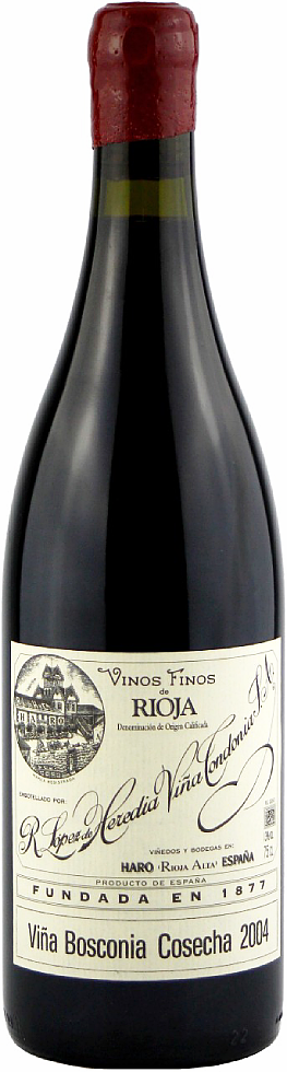 2004 R. López de Heredia Viña Bosconia Gran Reserva